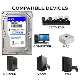 d25 Video 500GB Hard Disk for Dahua (XVR5104C-4KL-I3(1T)) 4 Channel HD DVR | 500GB Hard Disk for 4 Channel CCTV Camera DVR | 2 Year Warranty image 2