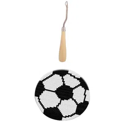 MERISHOPP® Rug Making Kits DIY Soccer Embroidery Cushion Wooden Bent Latch Hook Tool|Crafts | Needlecrafts & Yarn | Rug Making | Latch Hooking image 1