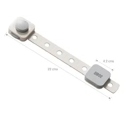 LILBEE Child Safety Locks – Dual Locking System for Cabinets, Drawers, Fridge, Toilet Seats, Furniture (Pack of 4, White) image 4