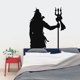 Decor Kraft Shivji Wall Sticker & Decal,Size- 58 Cm X 28 Cm,Religious image 2