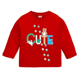 kuchipoo Baby Girl & Baby Boy Regular Fit Cotton T-Shirt image 3