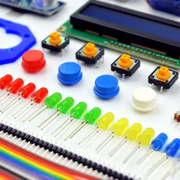 DIY Ultrasonic Distance Sensor Starter Kit For Compatible with Arduino Smd UNO IDE Projects, LCD1602, Breadboad, DC Motor, Starter/Beginner Kit for SMD Uno microcontroller Not included User Manual image 2