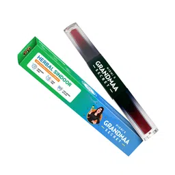 nidhi’s grandmaa secret NIDHI'S GRANDMAA SECRET Herbal Sindoor with Rosemary & Curcumin Extracts | Reduces Scalp Itchiness & Irritation | Mercury & Lead-Free | Smudge Proof Dual Liquid Sindoor Red & Maroon | 5mL image 1