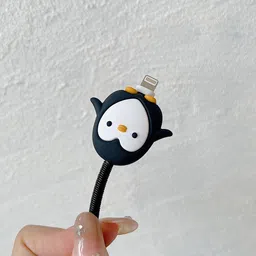 CELLMASTER Charger Protector – iPhone & Apple Charger Case for Cable Protection (Penguin) image 4