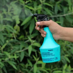 KWEL Spray Bottle, 500 Ml Trigger Sprayer, Unbreakable Plastic Multipurpose Sanitizer Bottle for Cleaning Liquid, Hand Powered (Aqua Blue, Pack of 1) image 4