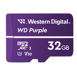 Western Digital WD Purple 32GB Surveillance and Security Camera Memory Card for CCTV & WiFi Cameras (WDD032G1P0C) image 1