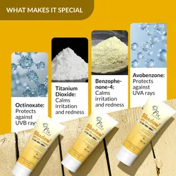 Fixderma Shadow Sunscreen SPF 50+ Cream | Sunscreen for Dry Skin | VA & UVB Protection | Non Greasy & Water Resistant - 40 gm image 2