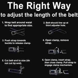 zacharias Men's Faux Leather Belt Automatic Buckle ASG-18 (Black;Free Size) image 5