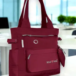 wild moda College and Office Tote Bag for Girls and Women image 2