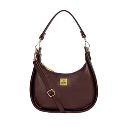 esbeda Brown Color Half Moon Sling Bag For Women image 1
