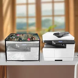 jmt Printer Cover For HP Laserjet M438nda Printer (Green Floral) image 3