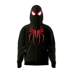 drobe Spiderman Cotton Full Zipped Trendy and Comfortable Hooded Hoodies image 1