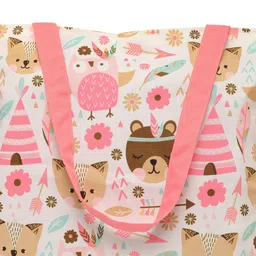 the purple tree Canvas Stylish Printed Tote Bag For Women (Pack Of 1) Tbag00270 image 4