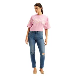 levi's Women's High Rise 724 Slim Fit Jeans image 1