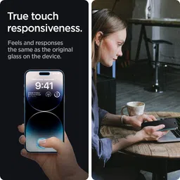 Spigen Ez Fit Privacy Tempered Glass Screen Protector For Iphone 14 Pro Smartphone- 2 Pack image 5