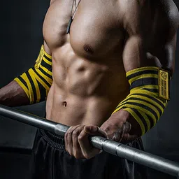 taview Elbow Wraps for Weightlifting (1 Pair), 48" Elastic Elbow Support & Compression Powerlifting, Fitness, Cross Training & Gym Workout - Elbow Straps for Weight Lifting image 2