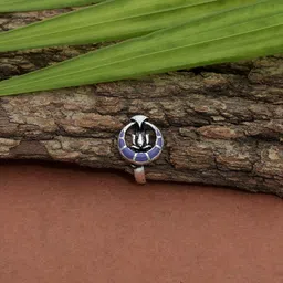 voylla Shwet Kamal Pink Nose Ring image 2