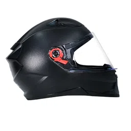 STUDDS Raider Street ISI Certified Full Face Helmet for Men and Women with Clear Visor (Black - L) image 5
