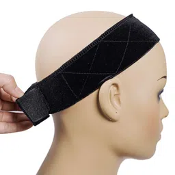 bamutu Wig Grip Headband for Women Adjustable Velvet Wig Grip Bands Non Slip Extra Hold Wig Head Hair Band to Keep Wig Secured(Black) image 4