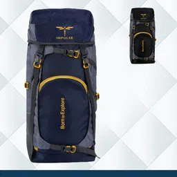 Impulse Rucksack bags 55 litres travel bag for men tourist bag for travel backpack for hiking trekking Bag for men camping Mt. Calling with 1 year Warranty image 2