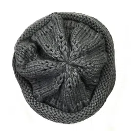 allydrew Thick Knitted Winter Infinity Circle Scarf and Slouchy Beanie Set image 3
