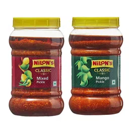 Nilon's - Mixed Classic & Mango Classic -Aachar/Pickle Combo -900 Gm each (Pack of 2) image 1