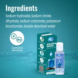 H4O pH-Booster Alkaline Mineral Drops (50 ml) | Contains Antioxidants | Provides Hydration, reduces acidity and makes you active and alert | Alkaline Drops for 1000 glasse s of water. image 5