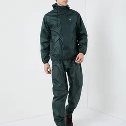 wildcraft Men'S Polyester Long Length Rain Coat image 5