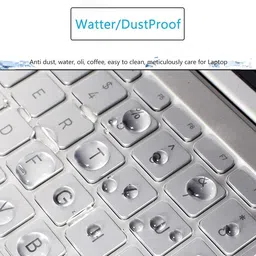 Oaky Keyboard Cover Compatible with HP Notebook 15- bs146tu15.6 inch Ultra Thin TPU Clear Keyboard Skin Protector image 5