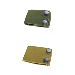 MERISHOPP 2X Nylon Duty Belt Buckle Fixing Wide Belt Outdoor Green Khaki image 1