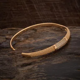 kushal's Fashion Jewellery White Gold Polished Zircon Kada With Locking System |Best For Gifting, Bride, Bridemaids & Special Occasion | Zircon Kada For Women - 445702 image 4