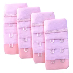 mmstore bra hook extender, Soft and Comfortable Bra Strap Extender | Bra Extender Hook-Bra Hooks for Women-Bra Hook and Eye-Bra Hook Extender Combo (Free Size) Pack of 3 image 1