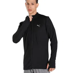 puma Polyester Men's Solid Standard Length A-Line Coat image 1