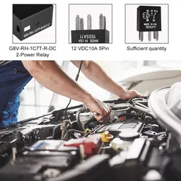 Kewucn 4 PCS Power Relay, 5 Pin High Performance Auto Fuel Pump Relay, G8V-RH-1C7T-R-DC12 Automotive Relay, Multi Purpose Electrical System Electromechanical Relay, Car Accessories image 3