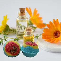 LA NATURAL Combo of Tea Tree Bath Bombs Set| Tea Tree Essential Oil and Epsom Salt Bath Bombs Combo | Natural Cleansing Bath Bombs | Men and Women for all Ages (60 Gm Each, Pack of 6) image 3