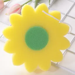 Sunflower Shaped Bath Loofah - Yellow-image-64
