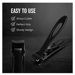 Gleva Wide Large Jaw Opening Nail Cutter Stainless Steel Nail Clipper for Thick Nails, Rust-Resistant Trimming & Shaping image 2