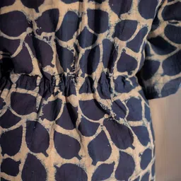 THE INDIAN ETHNIC CO Dabu Slub Cotton Loose Fit Dress image 2