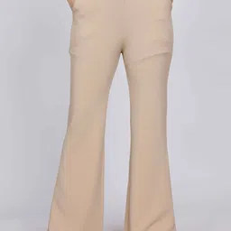 NUCOUTHS Women Relaxed Straight Leg Straight Fit High-Rise Trousers-image-88