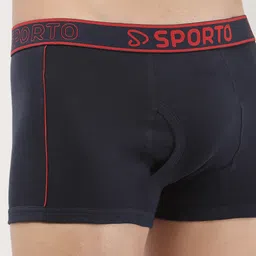 Sporto by Macho Men Pack Of 2 Cotton Breathability Trunk image 3