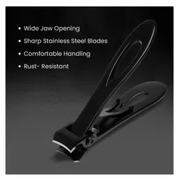 Gleva Wide Large Jaw Opening Nail Cutter Stainless Steel Nail Clipper for Thick Nails, Rust-Resistant Trimming & Shaping image 4