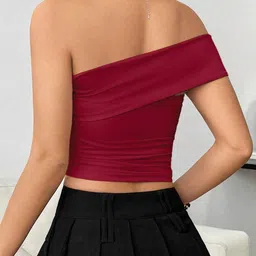 Stylecast X Slyck One Shoulder Crop Top image 3