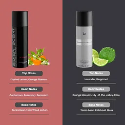 JACQUES BOGART Men Set of 2 Deodorants- Silver Scent & Bogart Pour Homme - 200ml each image 3