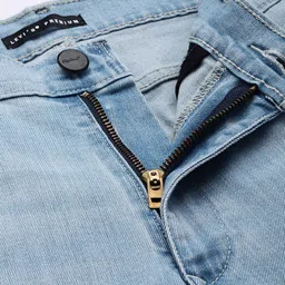 Levis Men Mid Rise Slim Straight Fit Light Fade Stretchable Jeans image 2