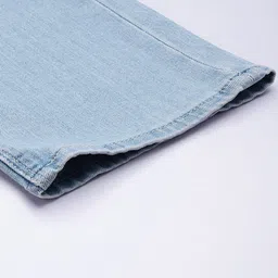 Levis Men Mid Rise Slim Straight Fit Light Fade Stretchable Jeans image 5