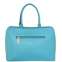 Esbeda Blue PU Solid Handbag image 2