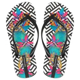 Ipanema Women's Trendy Black & White Flip Flops-picture-18