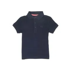 Mothercare Kids Navy Regular Fit Polo T-Shirt-image-93