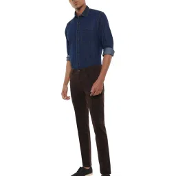 Van Heusen Denim Labs Dark Brown Skinny Fit Jeans image 5