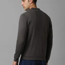 Louis Philippe Grey Regular Fit Sweatshirt image 2